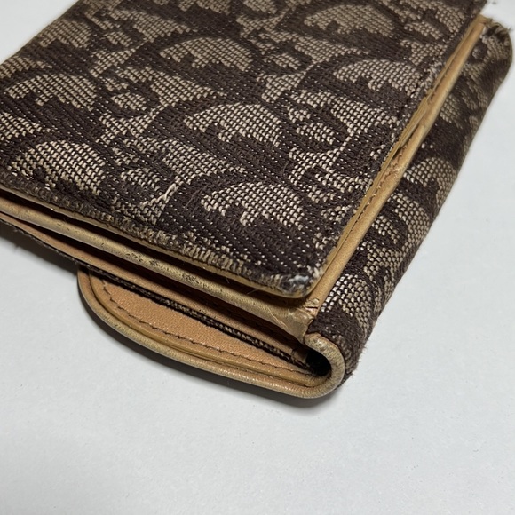 Christian Dior Trotter Saddle Canvas Leather Bifold Wallet - Picture 16 of 17